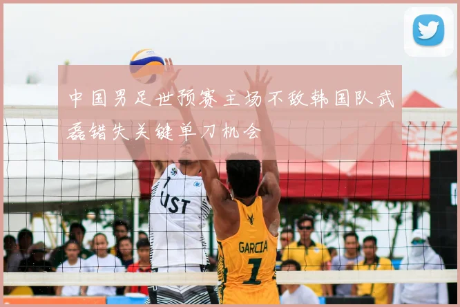 中国男足世预赛主场不敌韩国队武磊错失关键单刀机会